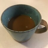 父が入れる美味しいコーヒーでジンジャーラテ